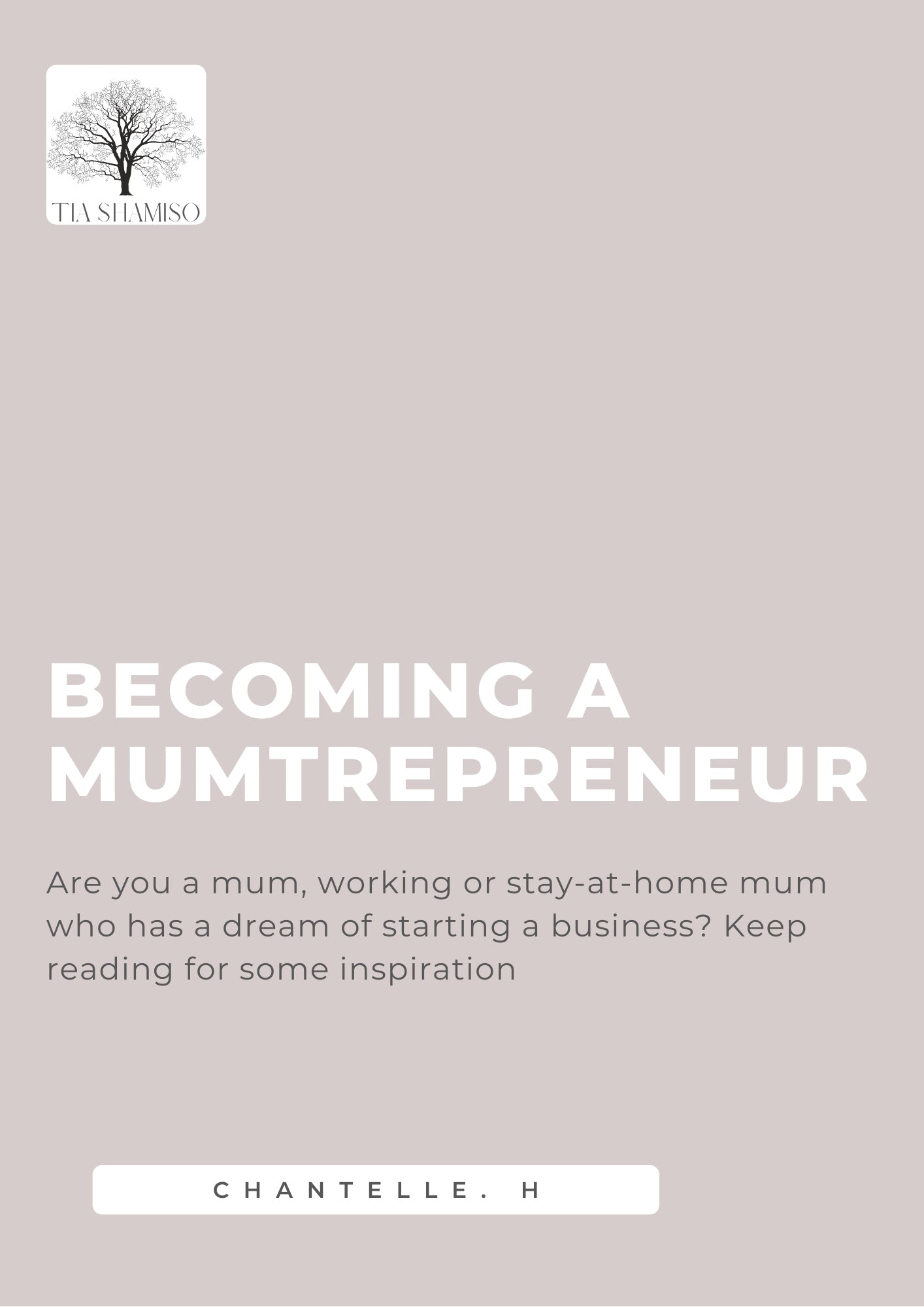 Becoming a Mumtrepreneur.